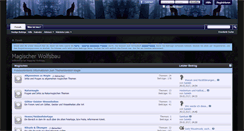 Desktop Screenshot of magischer-wolfsbau.at